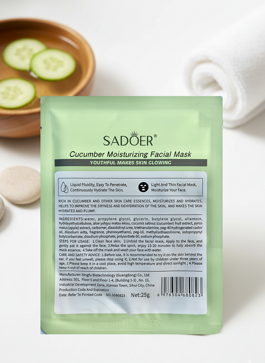 Cucumber Moisturizing Facial Mask