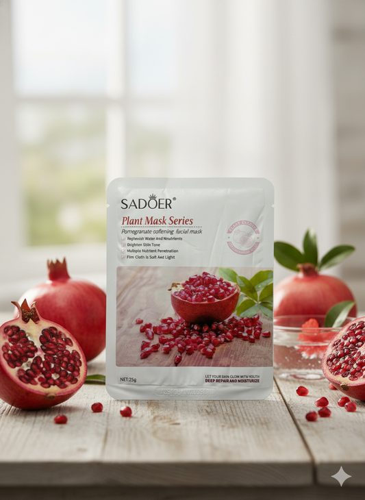 Plant Mask Series | Pomegranate Softening Facial Mask