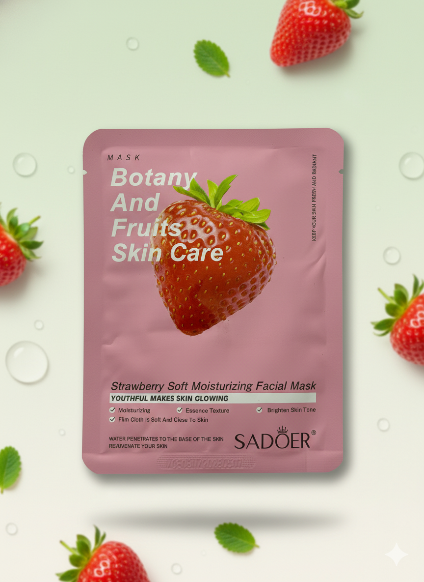 Strawberry Soft Moisturizing Facial Mask