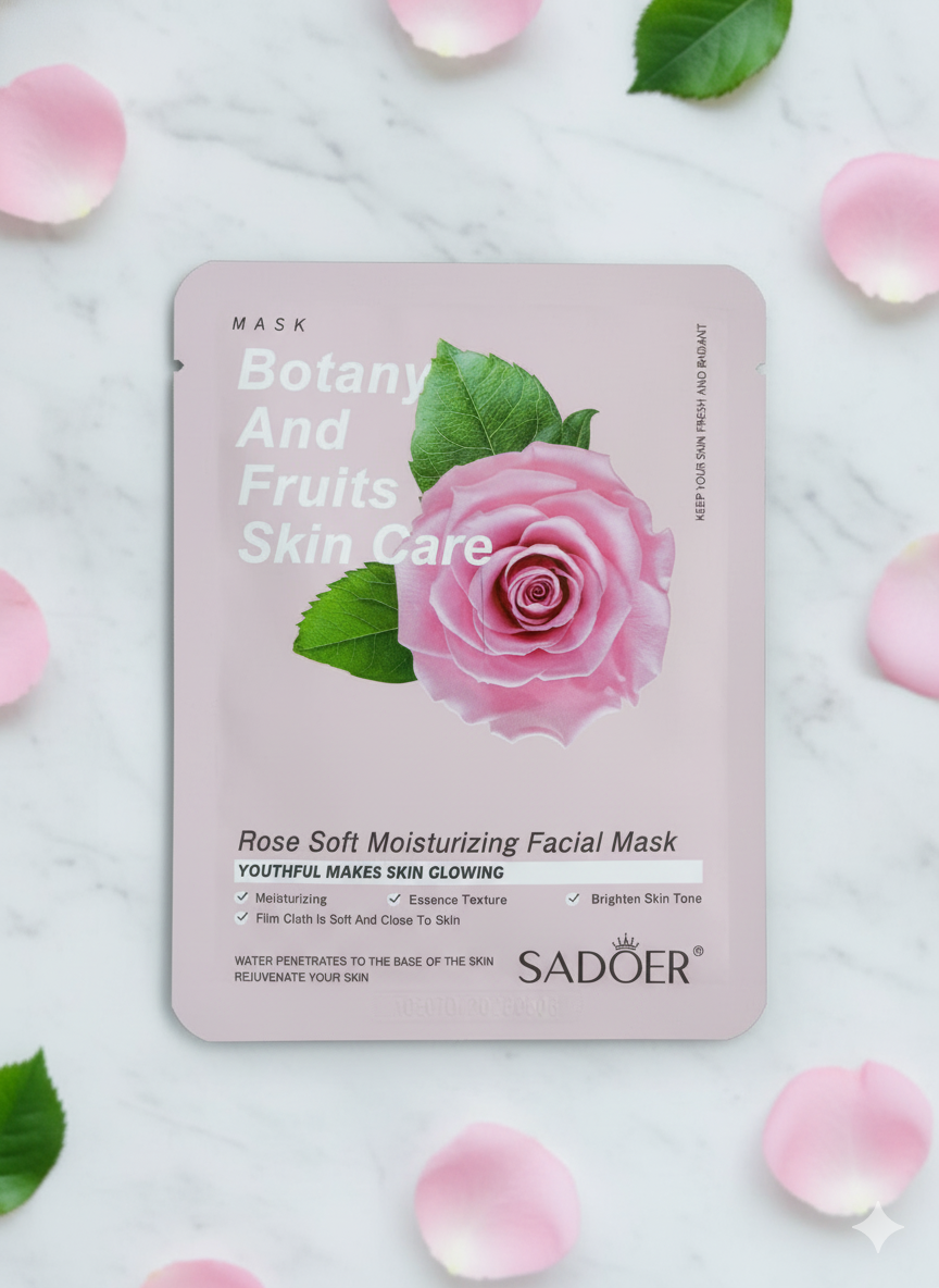 Rose Soft Moisturizing Facial Mask